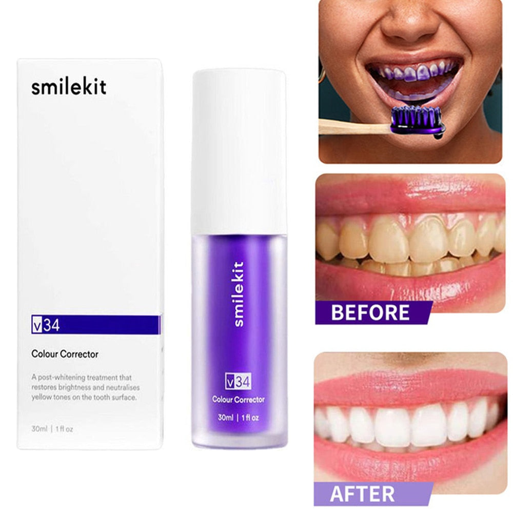 V34  Teeth Whitening Toothpaste