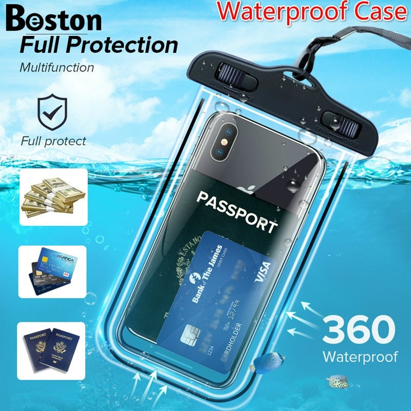 Waterproof Phone Bag for Apple and Android