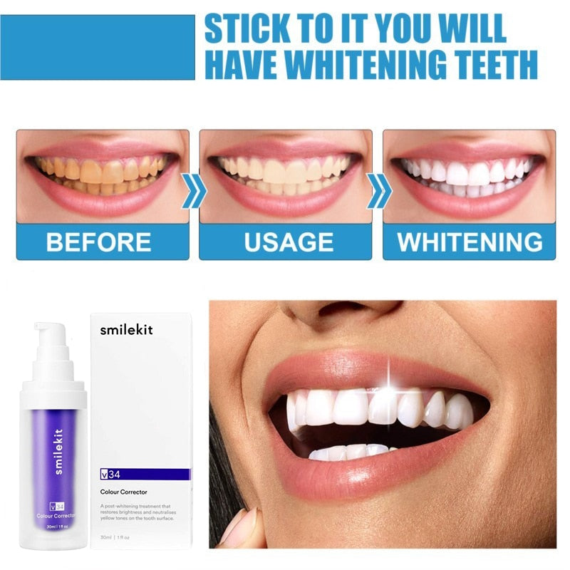 V34  Teeth Whitening Toothpaste